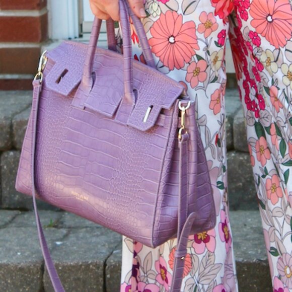 Teddy Blake Italian Leather Kim Croco 14" - Picture 2 of 15